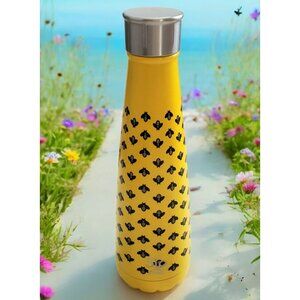 Sip By Swell Bumble Bee Water Bottle Tumbler Insulated Stainless Yellow 15 oz